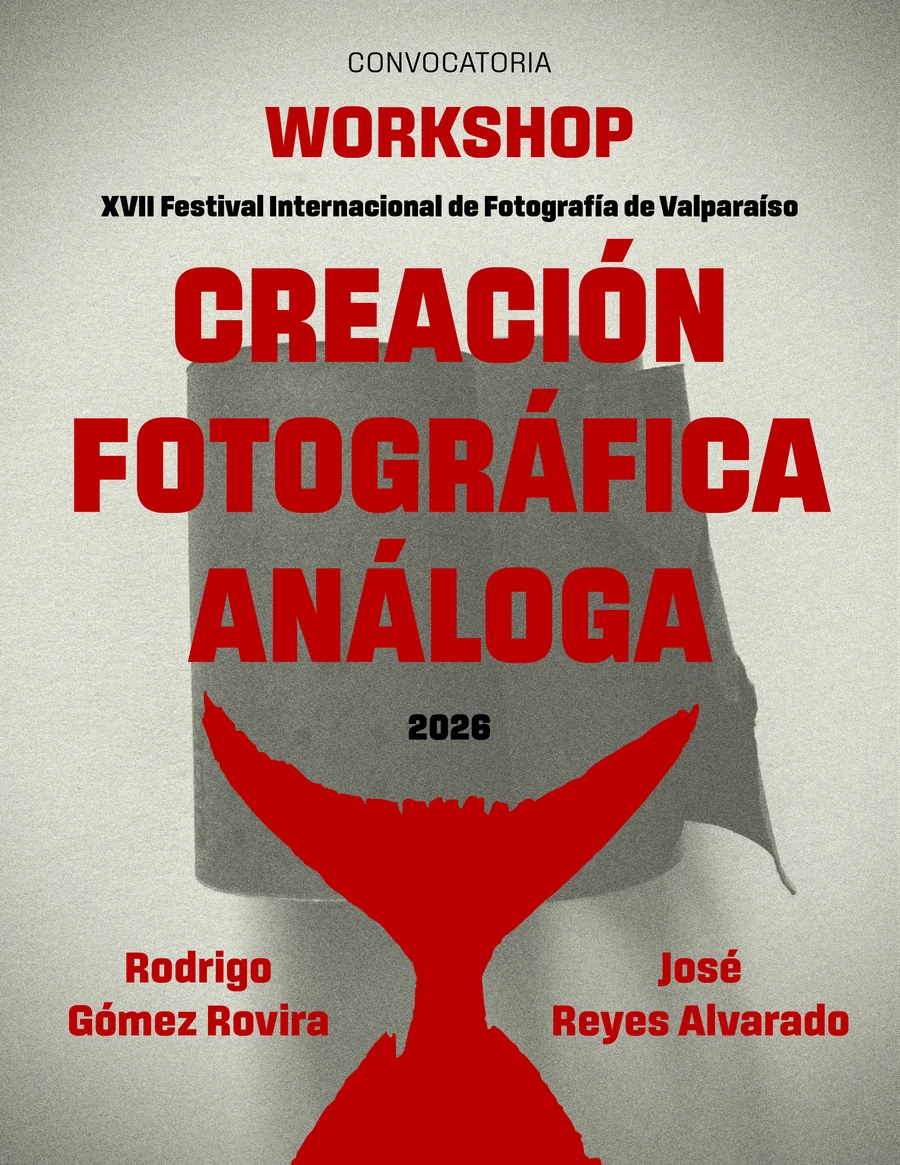 Portada de la convocatoria Creación fotográfica análoga, de Rodrigo Gómez Rovira y José Reyes Alvarado